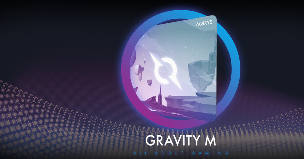 Mouse Pad Gaming AQIRYS Gravity Mini, multicolor